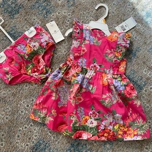 Ralph Lauren Floral Dress and matching bloomers